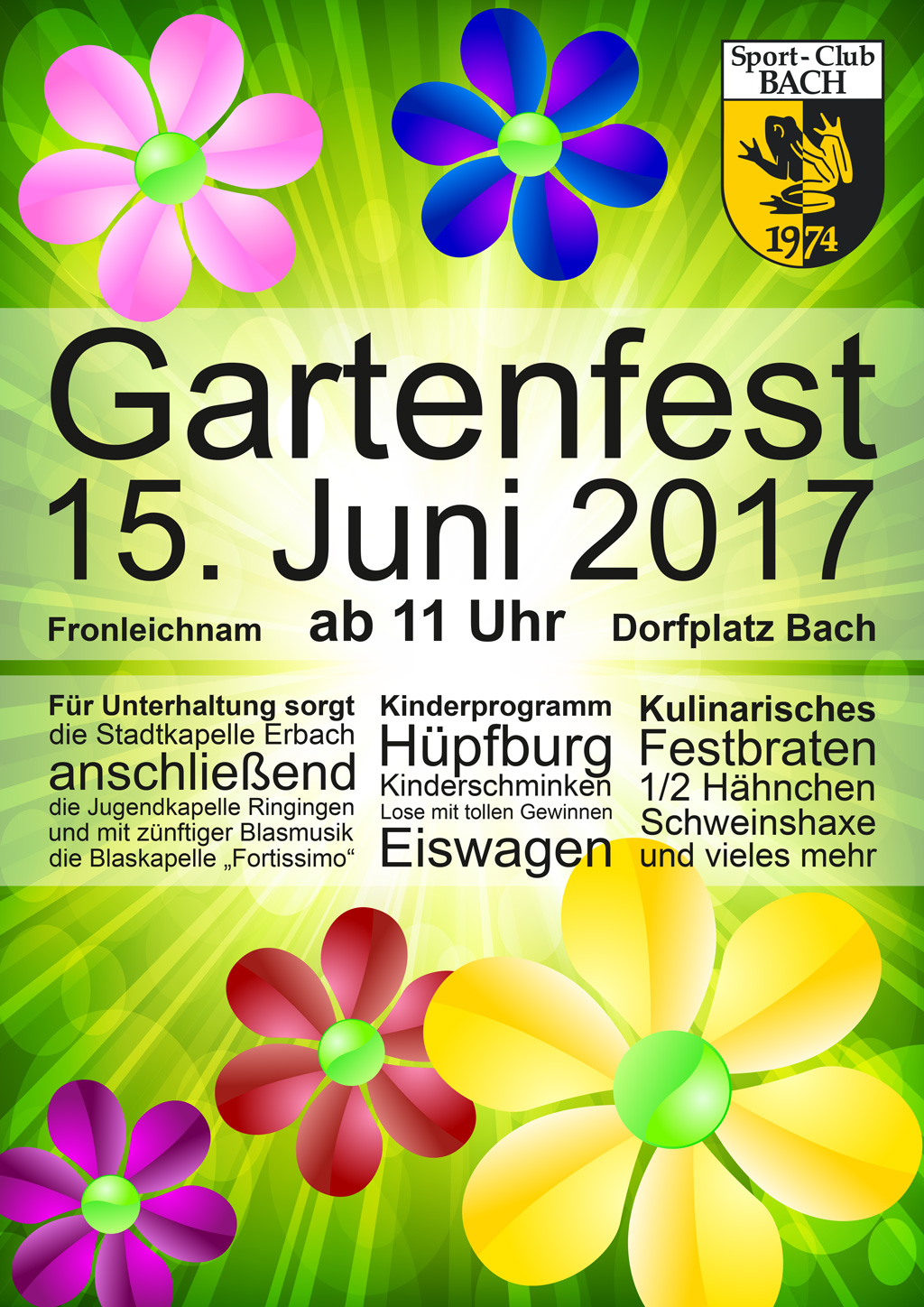 Gartenfest am 15. Juni 2017